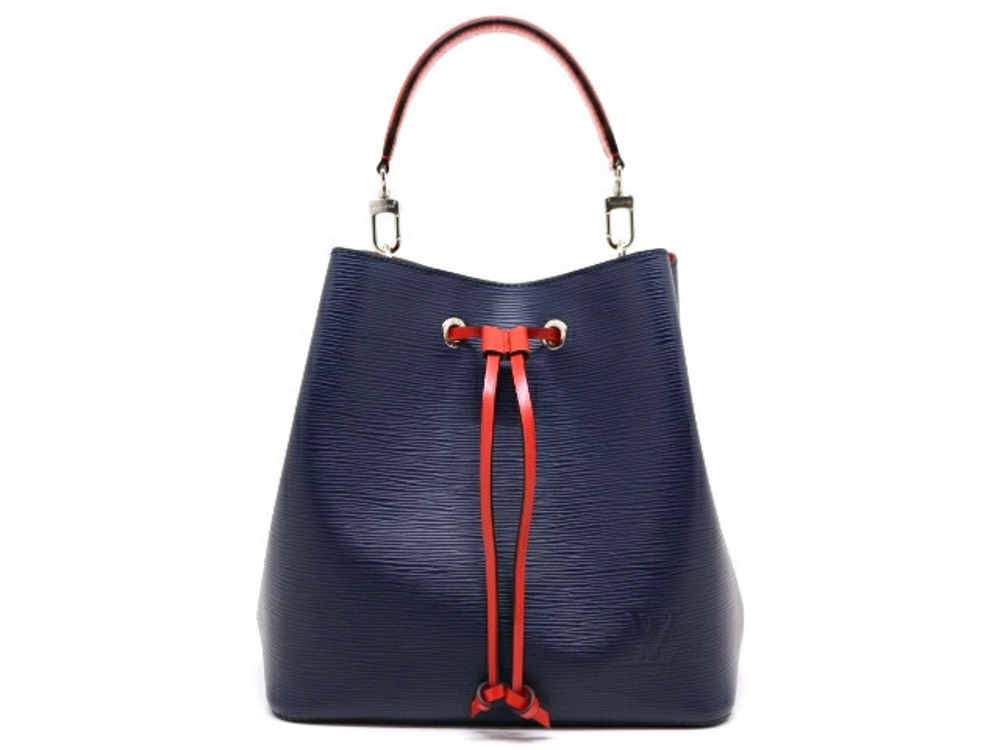 LOUIS VUITTON Neo Noe 2way Shoulder Bag Epi Indigo Blue